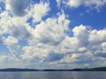 Bright and sunny on Sebec