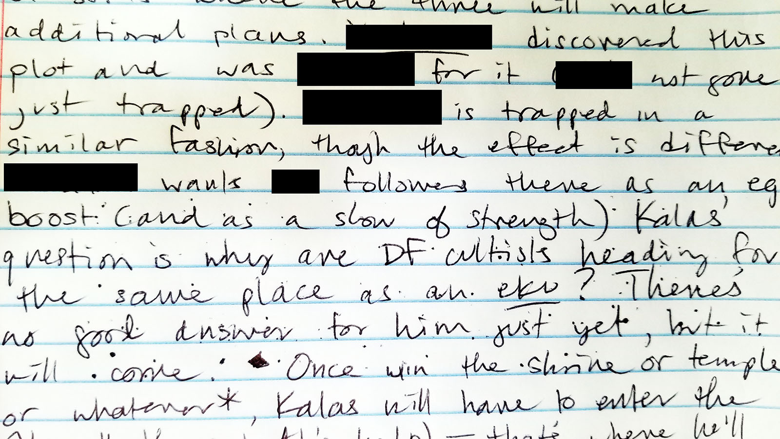 Notes snapshot